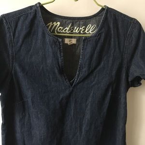 Real denim short sleeve